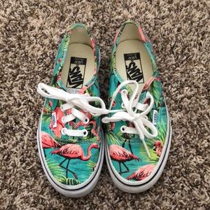 Flamingo Vans size 5.5 women’s
